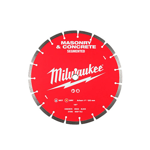 DISCO DIAMANTADO SEGMENTADO 14 HORMIGON MILWAUKEE 49-93-9314