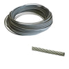 CABLE ACERO GALV. ALEMAN 4 MM S/PL (200 METROS)