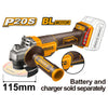 ESMERIL ANGULAR INGCO INALAMBRICO 20V S/BAT S/CARGADOR 115MM #CAGLI211156 (C)