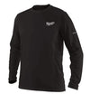 POLERA MANGA LARGA NEGRA WORKSKIN TALLA L MILWAUKEE