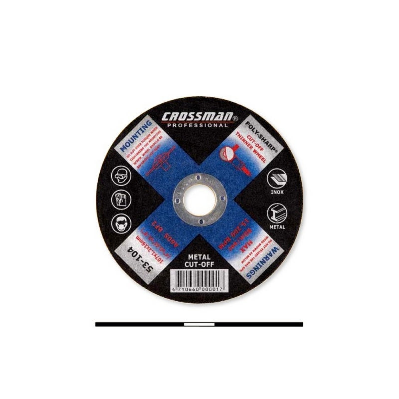 DISCO CORTAR CROSSMAN 180 X 16 X 222 MM # 53-107