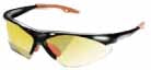 LENTE SEGURIDAD PARKSON AMBAR MARCO NEGRO SS-1923PT (CAJA 12 UN.)