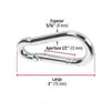 MOSQUETON TRUPER FIJO ACERO 5/16" # BMA-5/16 (BANMOS-5/16) (44039)