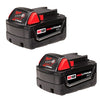 KIT 2 BATERIAS DE ION LITIO MILWAUKEE 18V REDLITHIUM 3.0AH