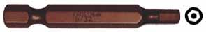 PUNTA CROSSMAN MAGNET. HEX. TAMPER PROOF H-2.5 1/4"X50MM # 44-487 (10 UNI.)