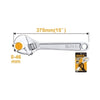 LLAVE FRANCESA INGCO CROMADA 15" # HADW131152