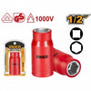 DADO AISLADO INGCO 1000V 1/2" DR - 10 MM 6 PUNTAS # HIHAST12101