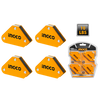 ESCUADRA MAGNETICA INGCO PARA SOLDAR JGO.4 PZAS. # AMWH4001