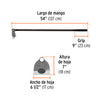 AZADON TRUPER FORJADO # 0 1.5 LBS C/MANGO FIBRA # AL-0M (10612)