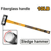 COMBO MARTILLO INGCO MANGO FIBRA VIDRIO 10 LBS # HSM81498
