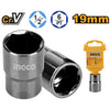 LLAVE DADO INGCO 6 PTA 1/2 DR 19 MM # HHAST12191