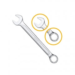LLAVE PUNTA Y CORONA INGCO 20MM # HCSPA201