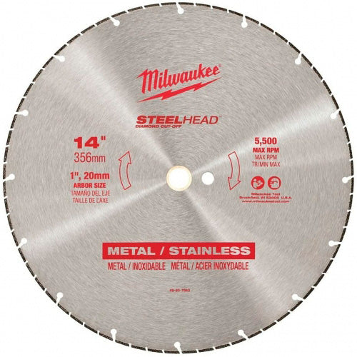 DISCO DIAMANTADO DE 14 PARA TRONZADORA MILWAUKEE 49-93-7840