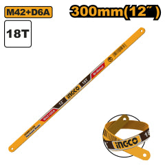 HOJA DE SIERRA INGCO P/METALES BIMETALICA 12" - 18 DTES. # HSBB12186
