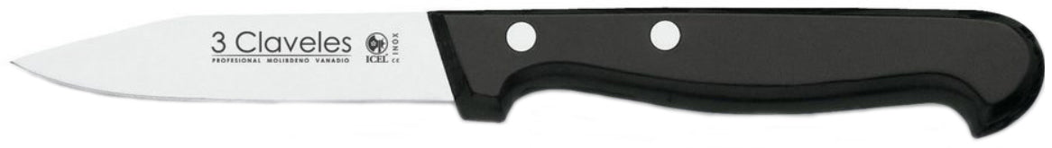 CUCHILLO TRES CLAVELES # 904 INOX MGO ABS 8CMS MONDADOR