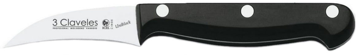 CUCHILLO TRES CLAVELES # 1102 INOX UNIBL 6 CMS MONDADOR