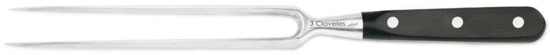 TENEDOR TRES CLAVELES # 1570 INOX FORJADO FORGE 16 CMS