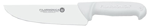 CUCHILLO FILARMONICA - TRES CLAVELES # 5502-24 CMS POLIP. BLANCO CARNICERO