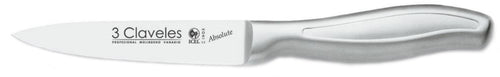 CUCHILLO TRES CLAVELES # 1408 ACERO INOX VERDURAS 10 CMS