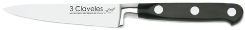 CUCHILLO TRES CLAVELES # 1560 INOX FORJADO EN CALIENTE FORGE VERDURA 10CM