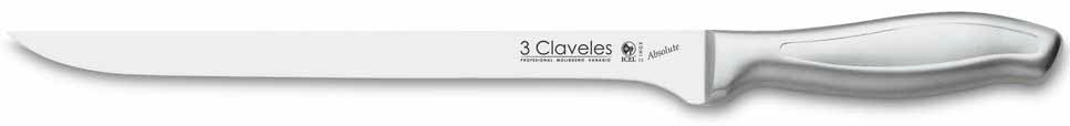 CUCHILLO TRES CLAVELES INOX. # 1430 ABSOLUTE JAMONERO 24 CMS (OF)