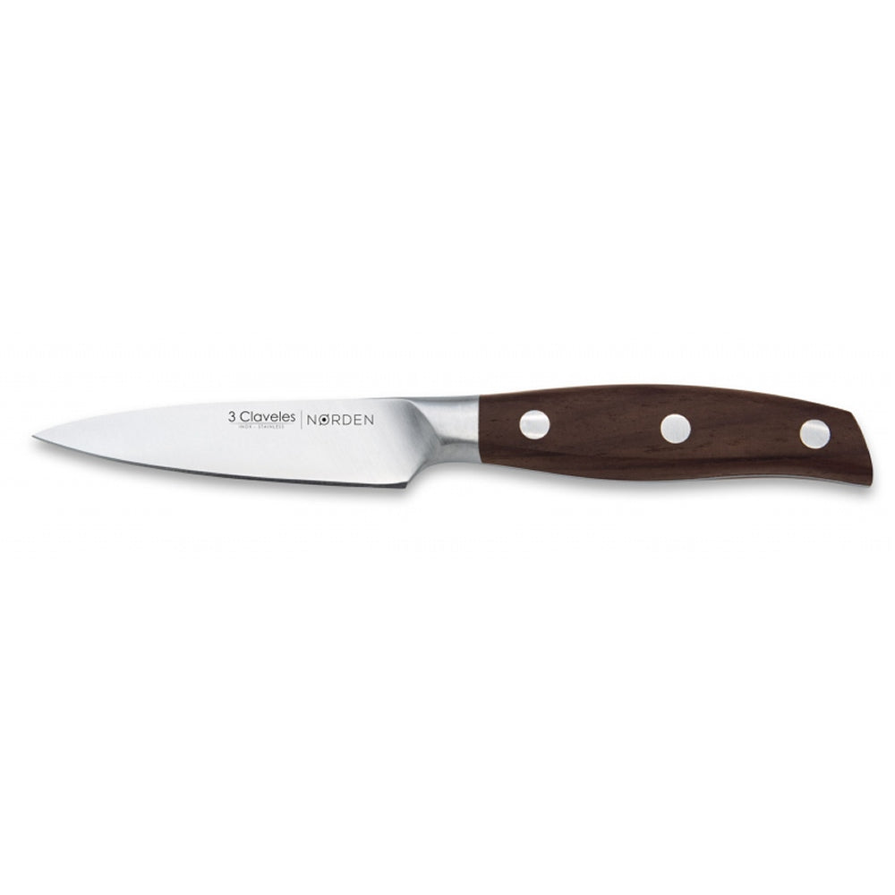 CUCHILLO TRES CLAVELES FORJADO #1041 NORDEN VERDURA 9.0 CMS