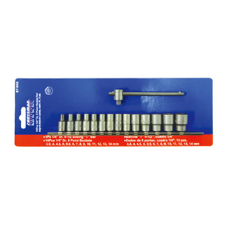 DADO CROSSMAN # 87-043 1/4 DR JGO.15 PZS EN DISPLAY