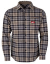 CAMISA FRANELA GRIDIRON GRIS TALLA M MILWAUKEE