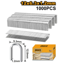 GRAPA INGCO 10 MM ANCHO 1.2 MM CAJA 1.000 PZAS # STS0412