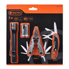 ALICATE TACTIX # 900112 MULTIFUNCIONAL C/LINTERNA LED - JGO 3 PZS