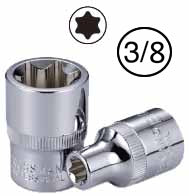 DADO CROSSMAN 3/8 DR P/TORNILLO TORX HEMBRA E18 # 99-743