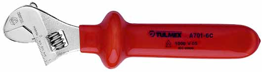 LLAVE FRANCESA KLEIN (TULMEX) AISLADA CROMADA # A701-12C-12"
