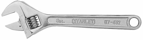 LLAVE FRANCESA STANLEY CROMADA 8" # 87-432LA