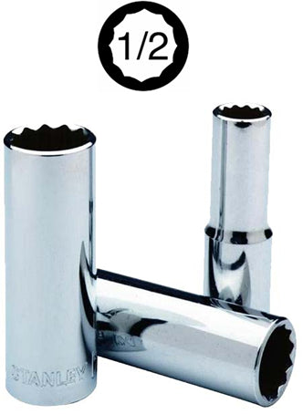 LLAVE DADO LARGO STANLEY 12 PTA 1/2 DR -27MM #86435(OF)