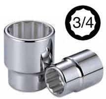 DADO CROSSMAN 3/4 DR. 12 PTA. 1.5/8" # 93-674