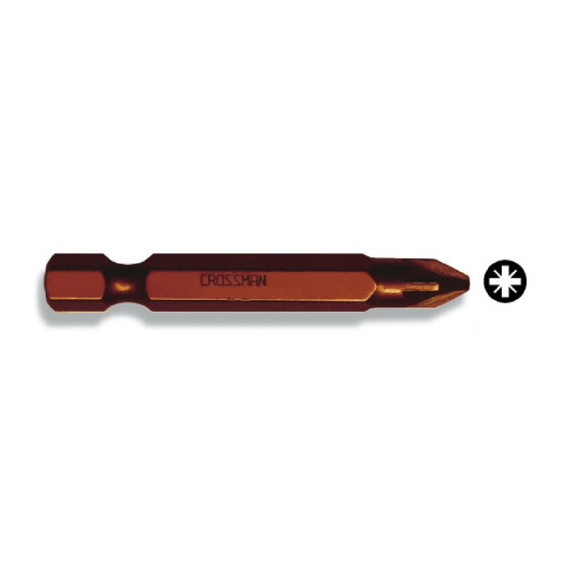 PUNTA CROSSMAN MAGNET. POZIDRIV #3 1/4"X50MM #44-543S (10 UNI.)