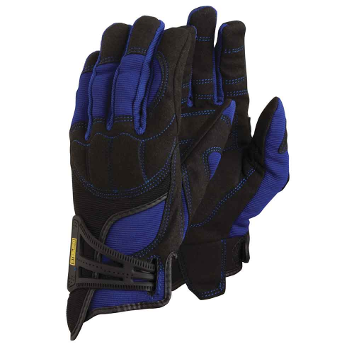 GUANTE STEELPRO ANTIVIBRACION AZUL XL