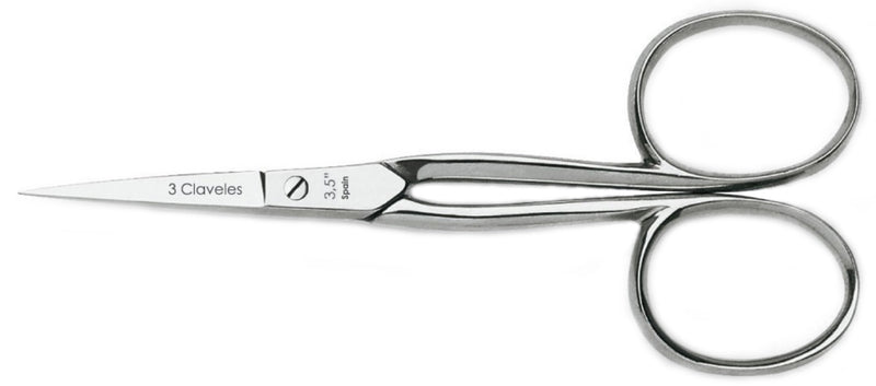 TIJERA TRES CLAVELES # 56 - 3.5" CURVA BORDAR