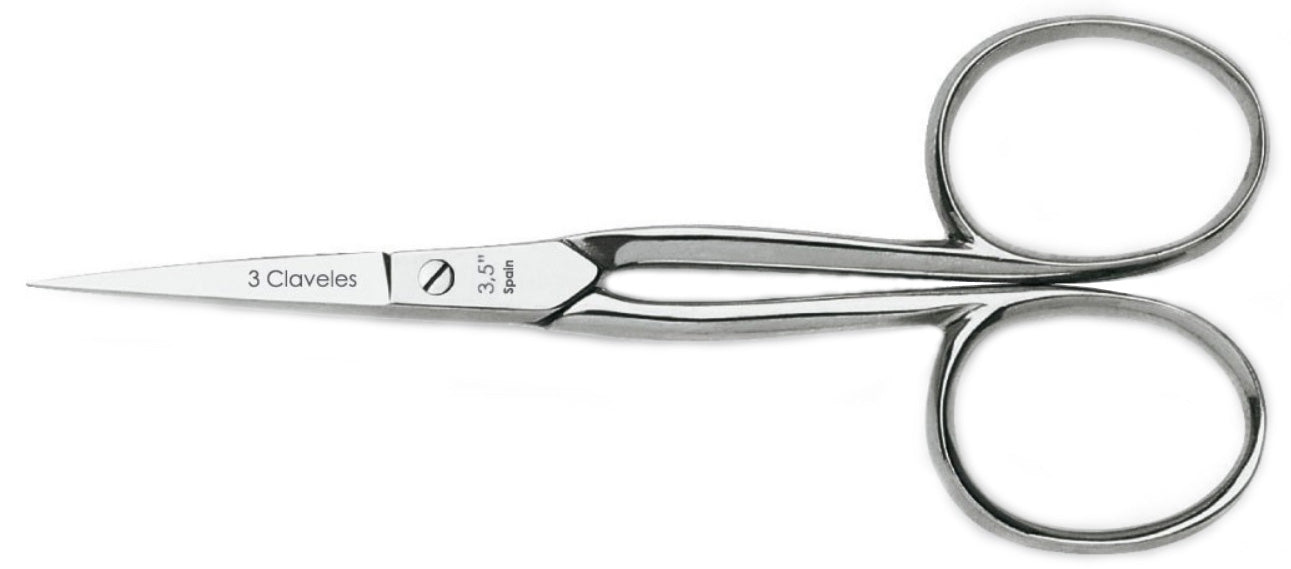 TIJERA TRES CLAVELES # 57 - 4" RECTA BORDAR
