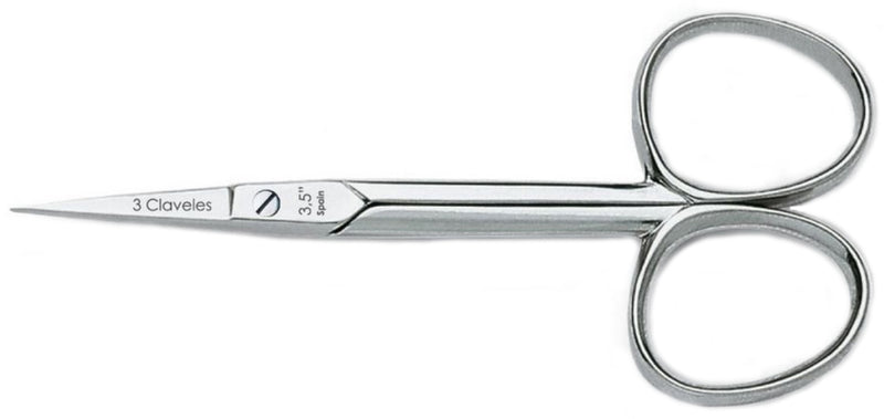 TIJERA TRES CLAVELES # 2000 - 3.5" RECTA MANICURA