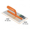 PLANCHUELO TRUPER DENTADO 11 X 5" M/PLASTICO #LLP-6C (15413)