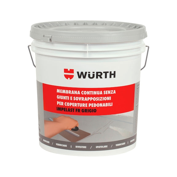 IMPELAST FR MEMB. FIBRADA GRIS 20KG - WURTH - WURTH