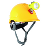 CASCO STEELPRO ABS MTA AMARILLO CON PORTALAMPARA FULL