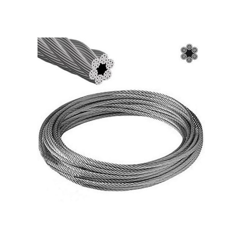 CABLE ACERO GALV 1/2" X 6 X 19 (GRADO 150 KG/MM2) ROLLO 500 MTS