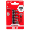 SET DE PUNTAS DE IMPACTOS HEXAGONALES 9PZS 25MM MILWAUKEE