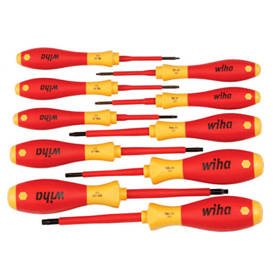 Set de 10 Torx Aislados a 1000V T6 a T30