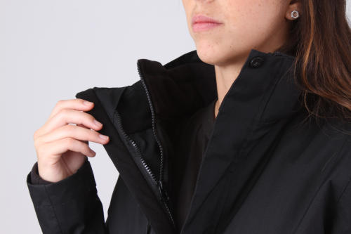 PARKA DESMONTABLE HW RENO 3 EN 1 MUJER NEGRO XS