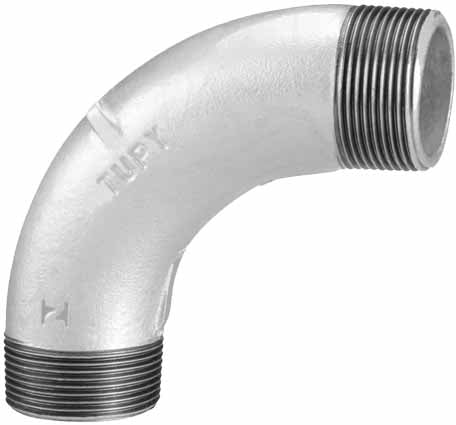 CURVA GALV. 6" TUPY (ISO 9002)