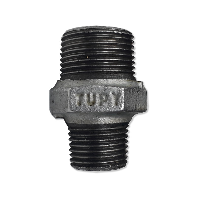 NIPLE GALV. RED. 3/4" X 1/2" TUPY (ISO 9002)