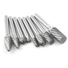 FRESAS ROTATIVAS TRUPER 1/4" CARBURO TUNGSTENO JGO.6 PZAS #JLR-6 (103503)